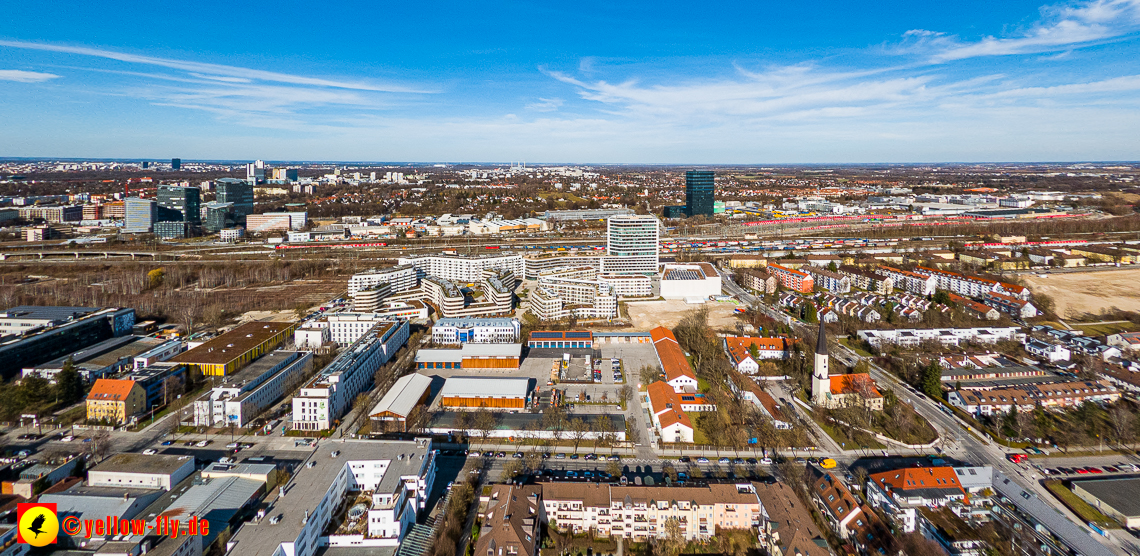 20.02.2023 - der Hachinger Bach zwischen Berg am Laim und Neuperlach